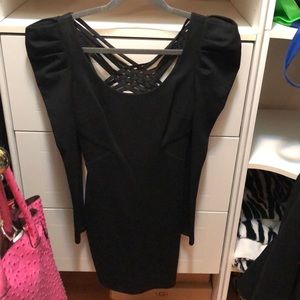 Black bodycon.